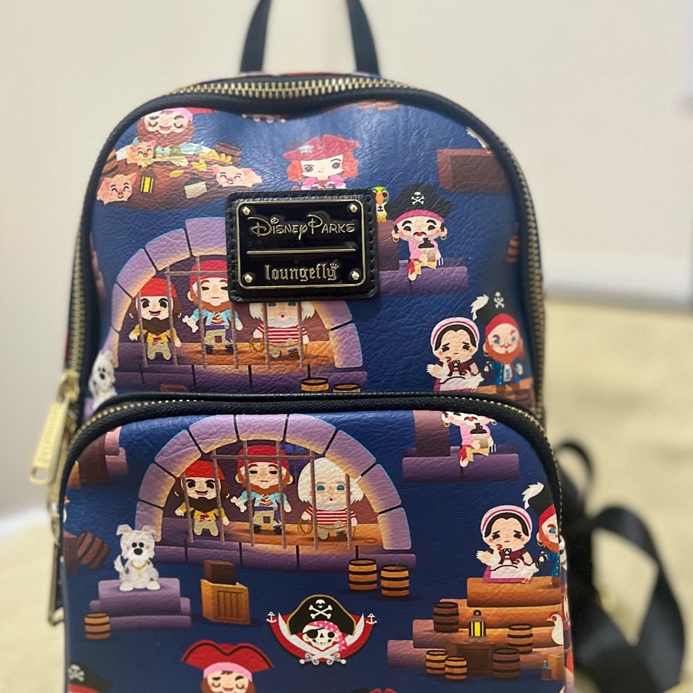 Disney Parks Loungefly Pirates of the Caribbean backpack